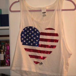 PINK by Victoria’s Secret American flag Tank top